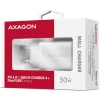 AXAGON ACU-PQ30W Ladegerät QC3.0,4.0/AFC/FCP/PPS/Apple + PD USB-C, 30W - weiß