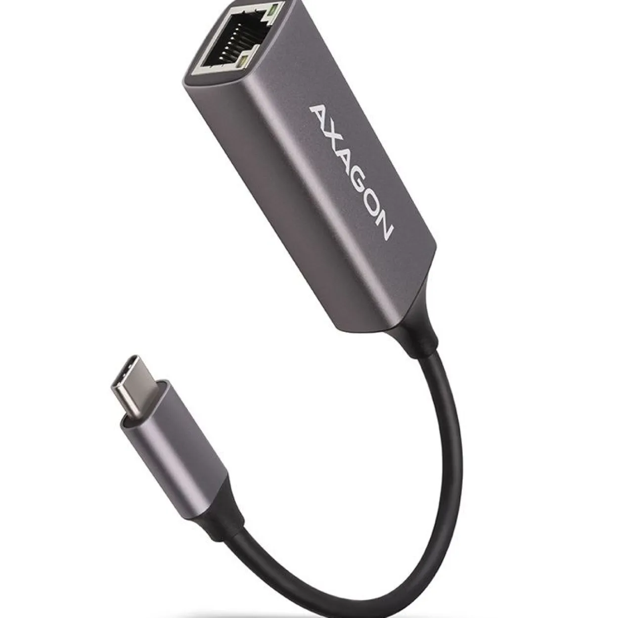 AXAGON ADE-TRC Gigabit Ethernet 10/100/1000 Adapter - USB 3.1 Typ C, Titangrau