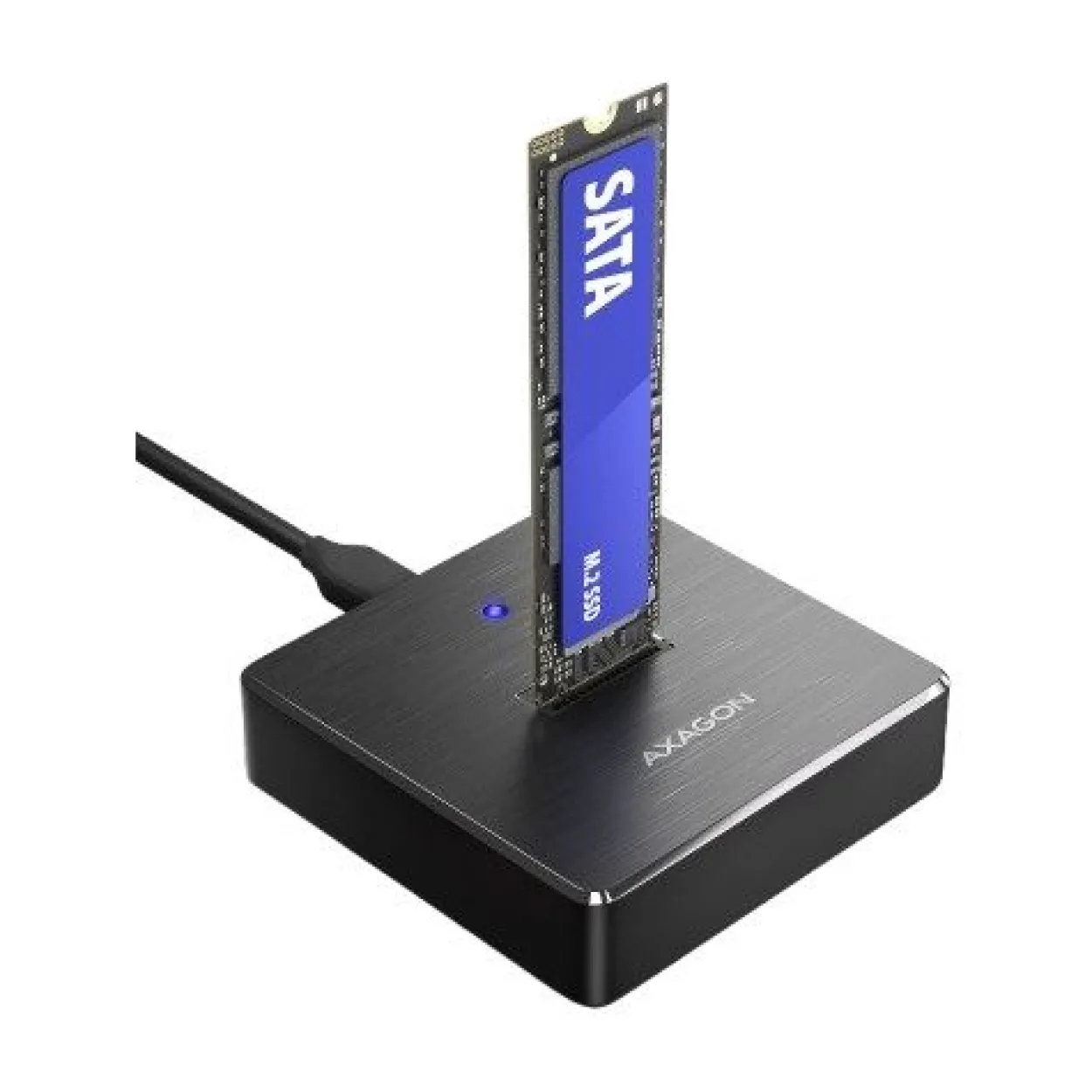 AXAGON ADSA-M2C Dual NVMe M.2 SSD-Dockingstation, USB-C 10 Gbit/s, Klonfunktion
