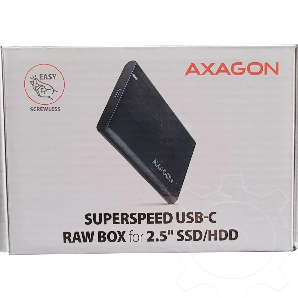 Axagon EE25-A6C USB-C 3.2 - SATA 6G 2.5" externes Festplattengehäuse - schwarz