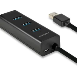 AXAGON HUE-S2B USB-A-Hub, 4x USB 3.0, externe Stromversorgung - 30 cm