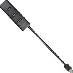 AXAGON HUE-S2B USB-A-Hub, 4x USB 3.0, externe Stromversorgung - 30 cm