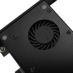 AXAGON PCEM2-DC PCIe-3.0-x4-Adapter, 1x M.2-NVMe, 1x M.2-SATA, bis 22110 - aktive Kühlung