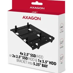 Axagon RHD-225 Halterahmen für 4x 2,5