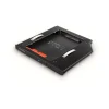 AXAGON RSS-CD09 2.5 Zoll SSD/HDD Adapter für optisches Laufwerk, 9,5 mm, LED