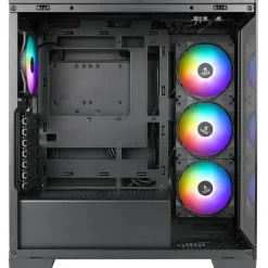 Azza Cove 570 Midi Tower ohne Netzteil schwarz