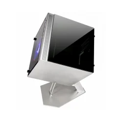 Azza Cube Mini 805 ITX Tower ohne Netzteil silber