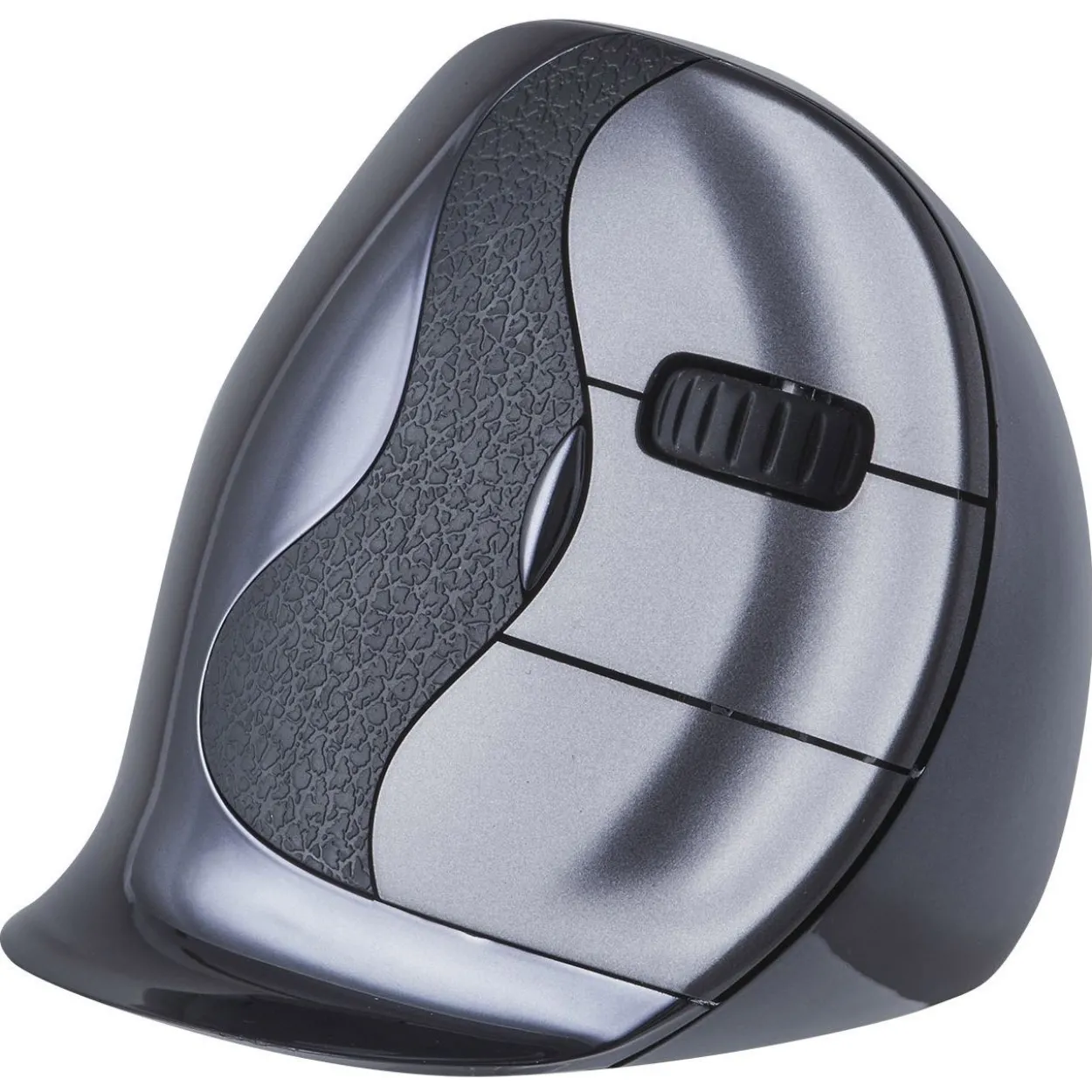 BakkerElkhuizen Evoluent D medium 2.4 GHz und USB grau/schwarz (kabellos)
