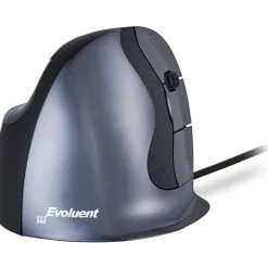 BakkerElkhuizen Evoluent D medium USB silber (kabelgebunden)
