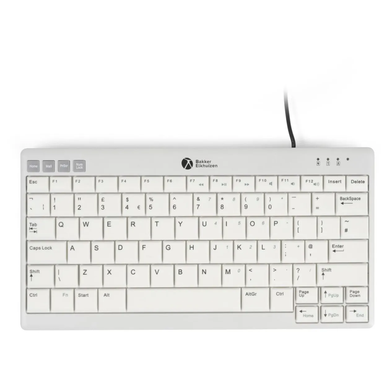 BakkerElkhuizen Tastatur Ultraboard 950 V2 Compact UK Layout retail