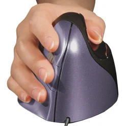 BakkerElkhuizen VerticalMouse 4 small USB schwarz/lila (kabelgebunden)