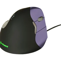 BakkerElkhuizen VerticalMouse 4 small USB schwarz/lila (kabelgebunden)