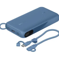 BELKIN BOOSTCHARGE POWER DELIVERY MIT DISPLAY 20.000MAH 20 W BLAU