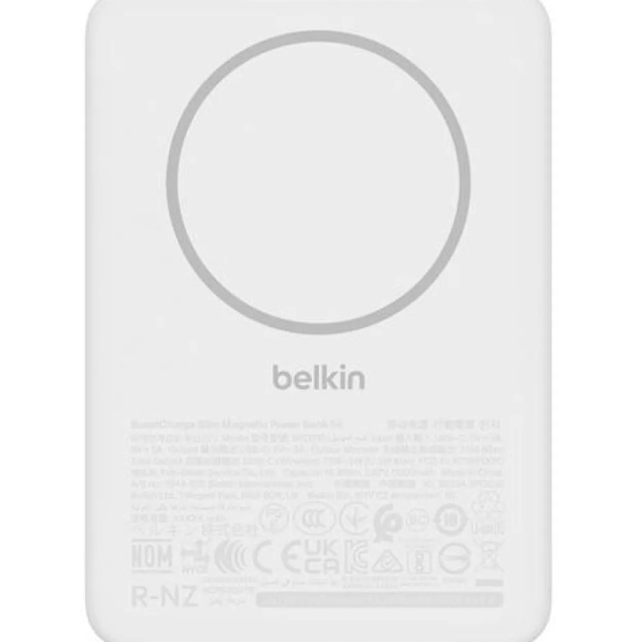 BELKIN BOOSTCHARGE SLIM MAGNETIS POWERBANK 5.000MAH 7.5 W WEI