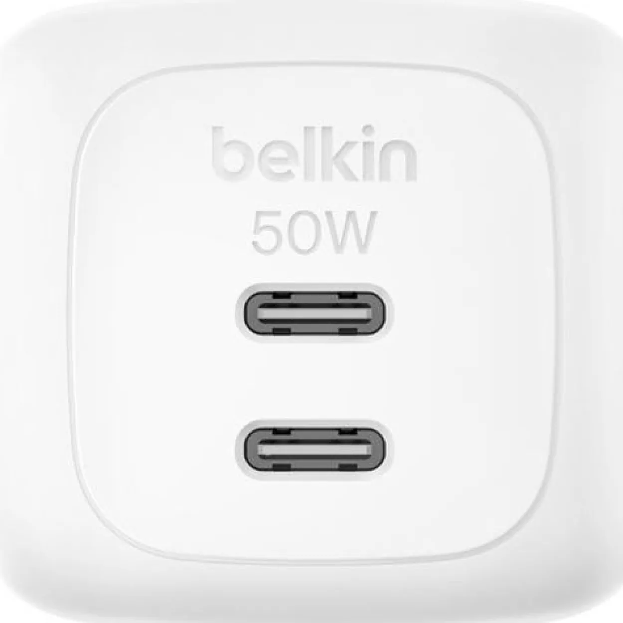 BELKIN BOOSTCHARGE 50W DUAL USB-C LADE POWER DELIVERY UND PPS WEISS