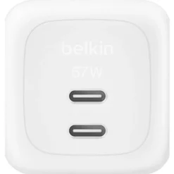BELKIN BOOSTCHARGE 67W DUAL USB-C LADE POWER DELIVERY UND PPS WEISS