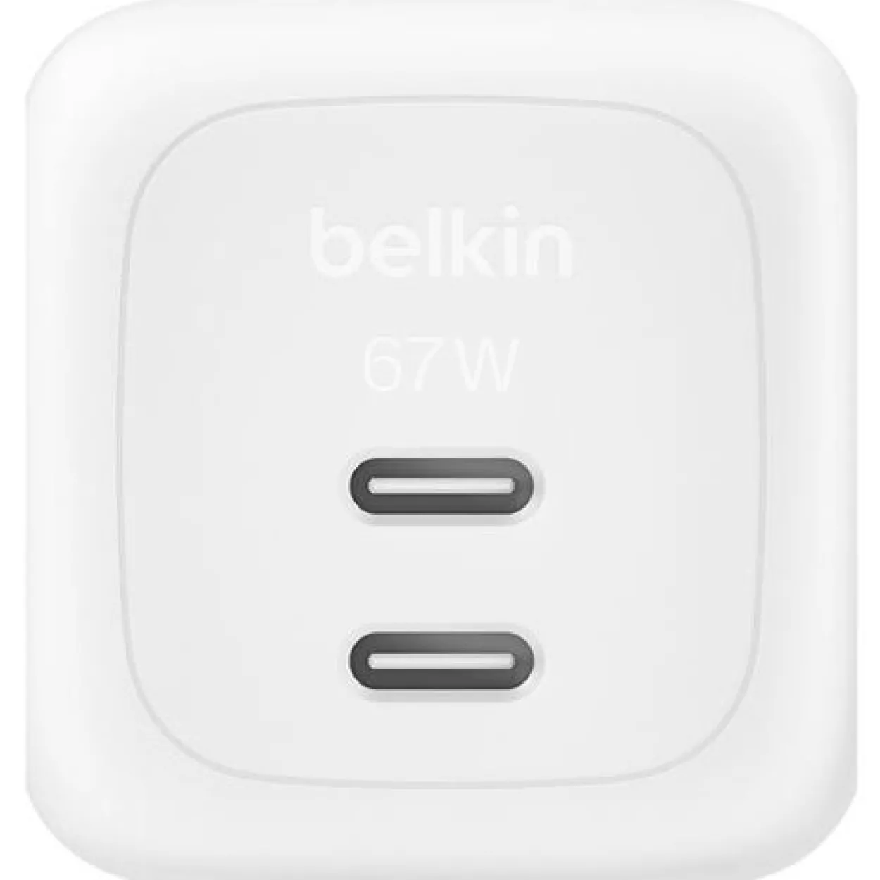 BELKIN BOOSTCHARGE 67W DUAL USB-C LADE POWER DELIVERY UND PPS WEISS