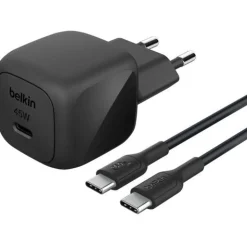 Belkin Boostcharge 45W USB-C Charger with PD and PPS including 1.00m USB schwarz