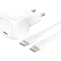 Belkin Boostcharge 20W USB-C Charger with PD and PPS including 1.00m USB weiß