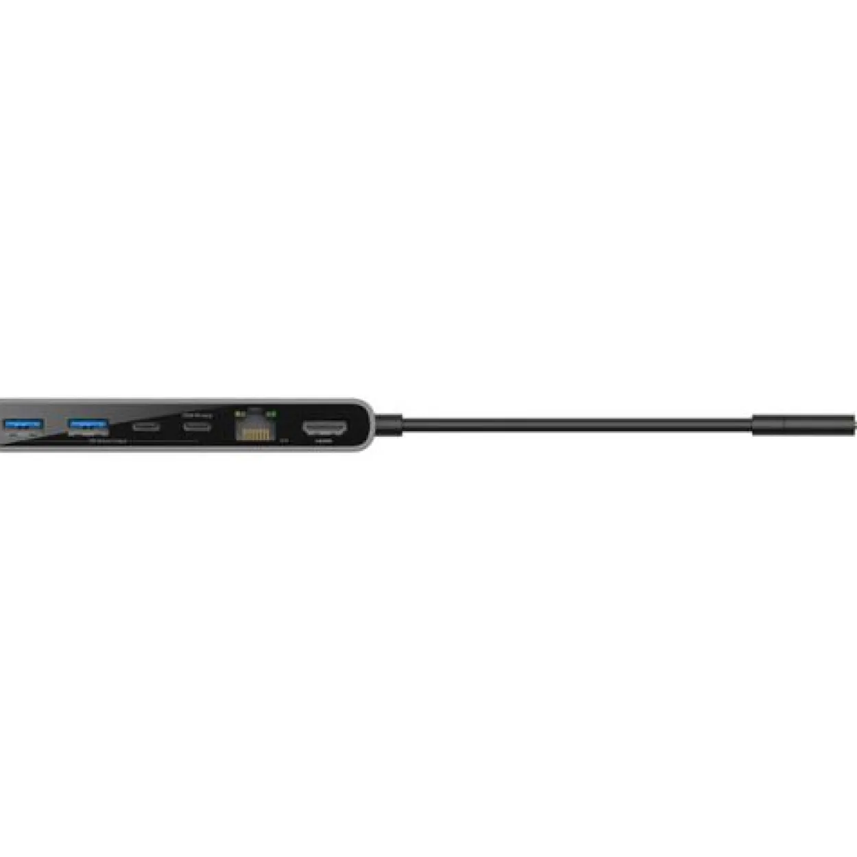 BELKIN CONNECT 8-IN-1 USB-C HUB DUAL USB-C PORTS - SILBER