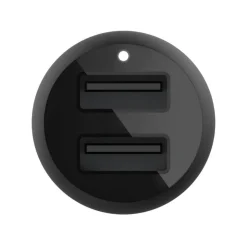 Belkin Dual USB-A Kfz-Ladegerät incl. USB-C Kabel 1m 24W black