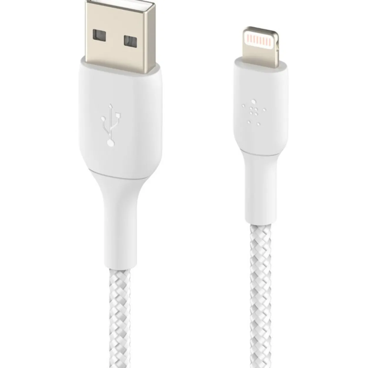 Belkin Lightning Lade/Sync Kabel ummantelt mfi 3m weiß