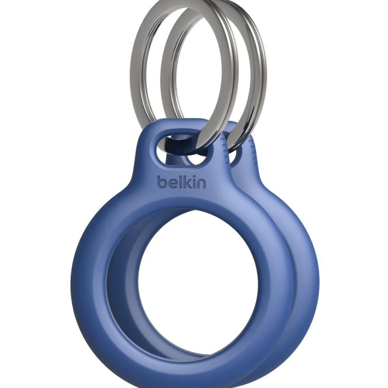 BELKIN 2-PACK SECURE HOLDER W/ KEY RING F/ APPLE AIRTAG BLUE