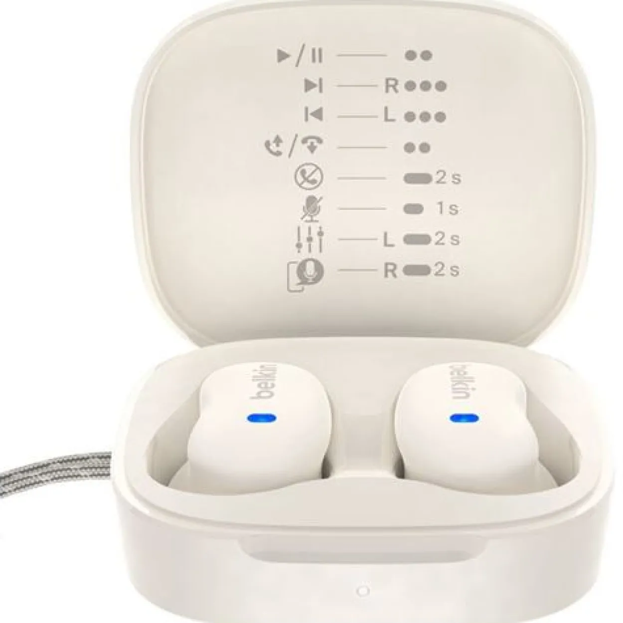 BELKIN SOUNDFORM ANYWHERE TRUE WIRELESS EARBUDS CREAM