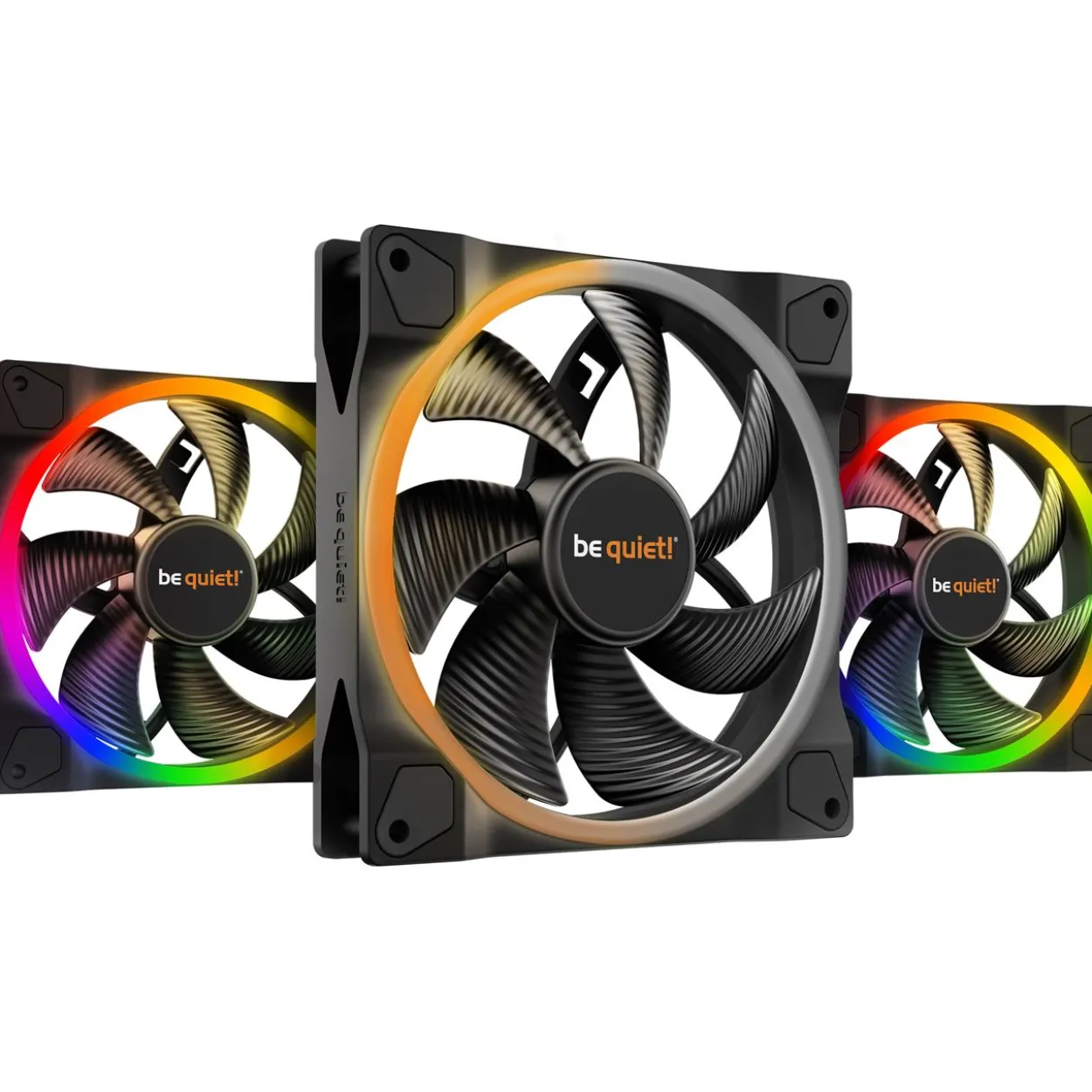 be quiet! Light Wings PWM 3er-Pack 140x140x25mm 1500 U/min 23.3dB(A) schwarz