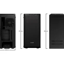 be quiet! Pure Base 600 mit Sichtfenster Midi Tower ohne Netzteil schwarz