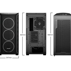 be quiet! Shadow Base 800 FX Midi Tower ohne Netzteil schwarz