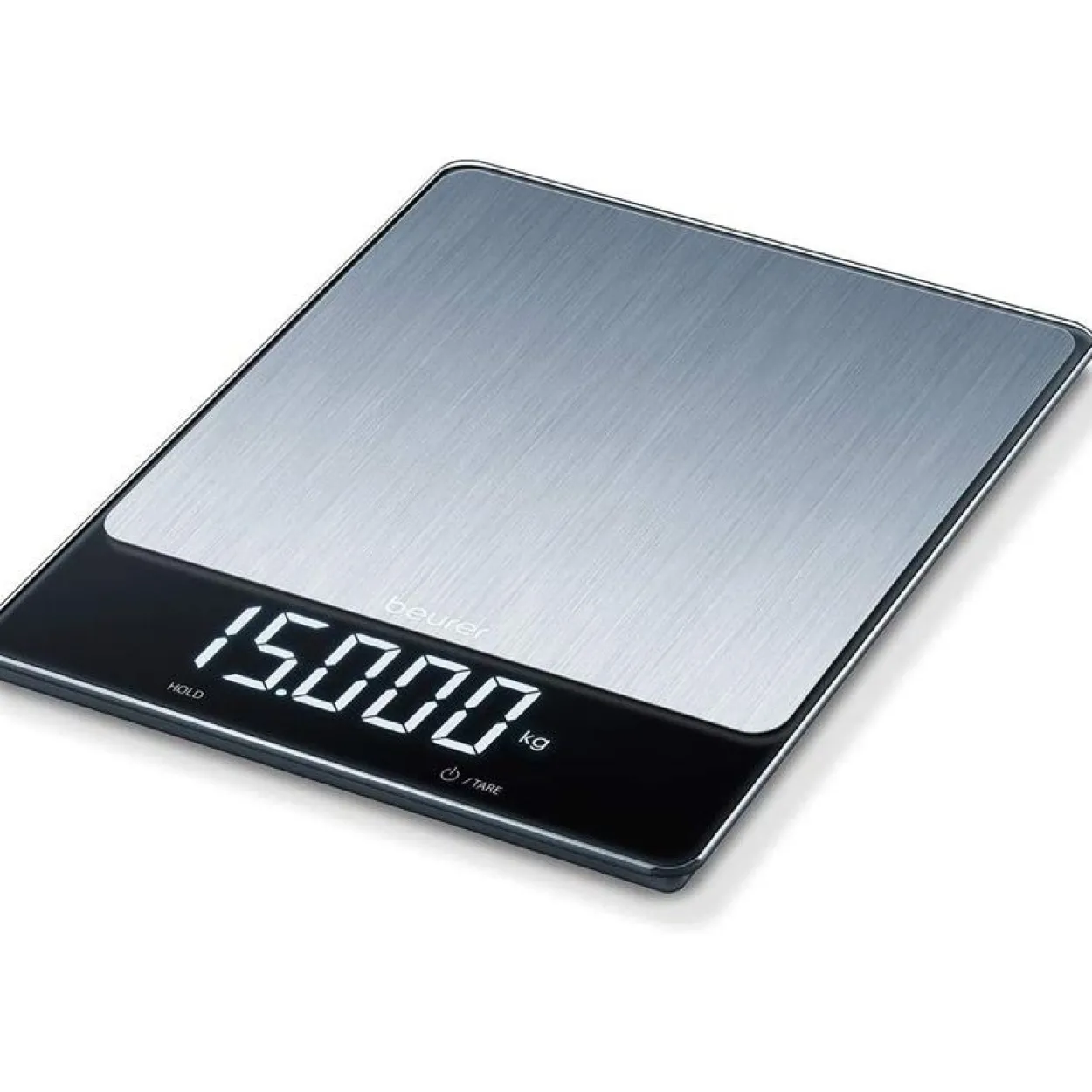 Beurer Küchenwaage KS 34 XL stainless steel Comfort (edelstahl/schwarz)