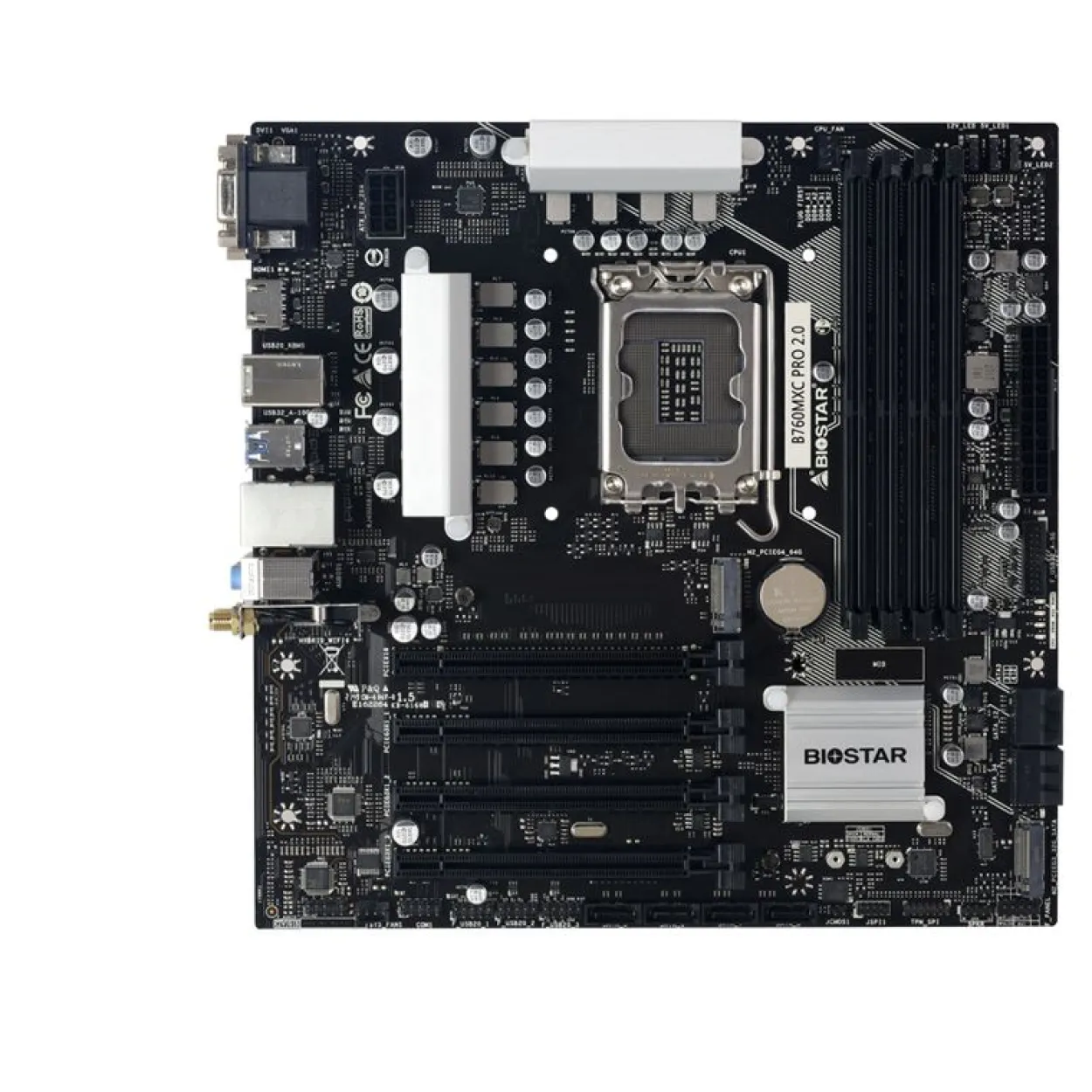 Biostar B760MXC PRO Intel B760 So.1700 DDR5 mATX Retail