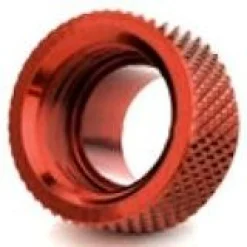 BitsPower Adapter G1/4 Zoll AG auf G1/4 Zoll IG - rot