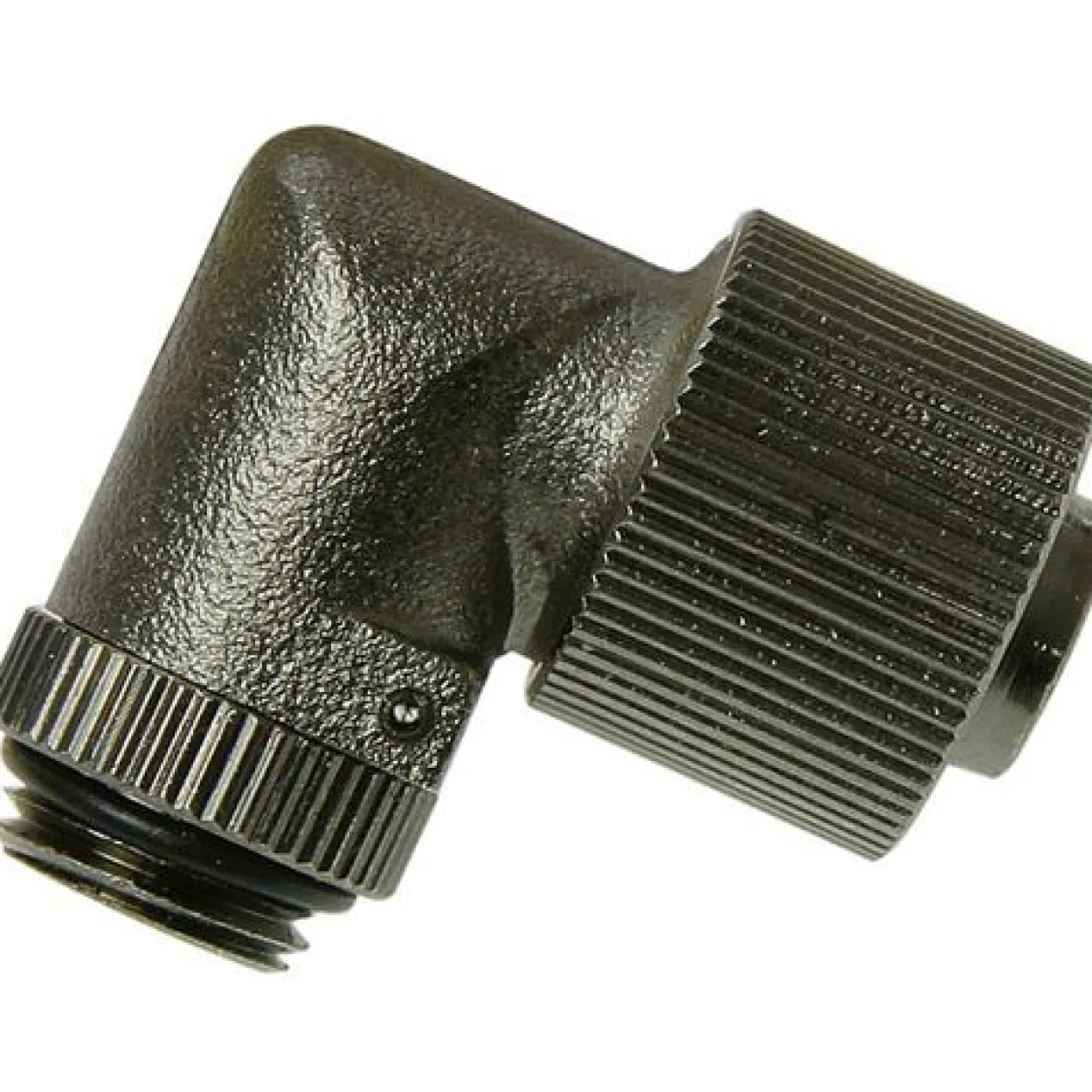 Bitspower Anschluss gewinkelt 1x Gewinde G1/4"/13/10mm schwarz