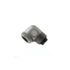 BitsPower Multi-Link Adapter Anschluss 90 Grad G1/4 Zoll AG auf 12mm AD Hardtube - drehbar, grau
