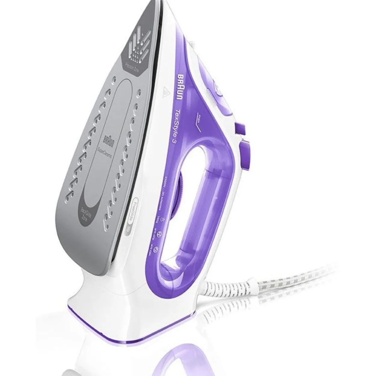 Braun Houshold TexStyle 3 SI 3042 VI (weiß/violett)