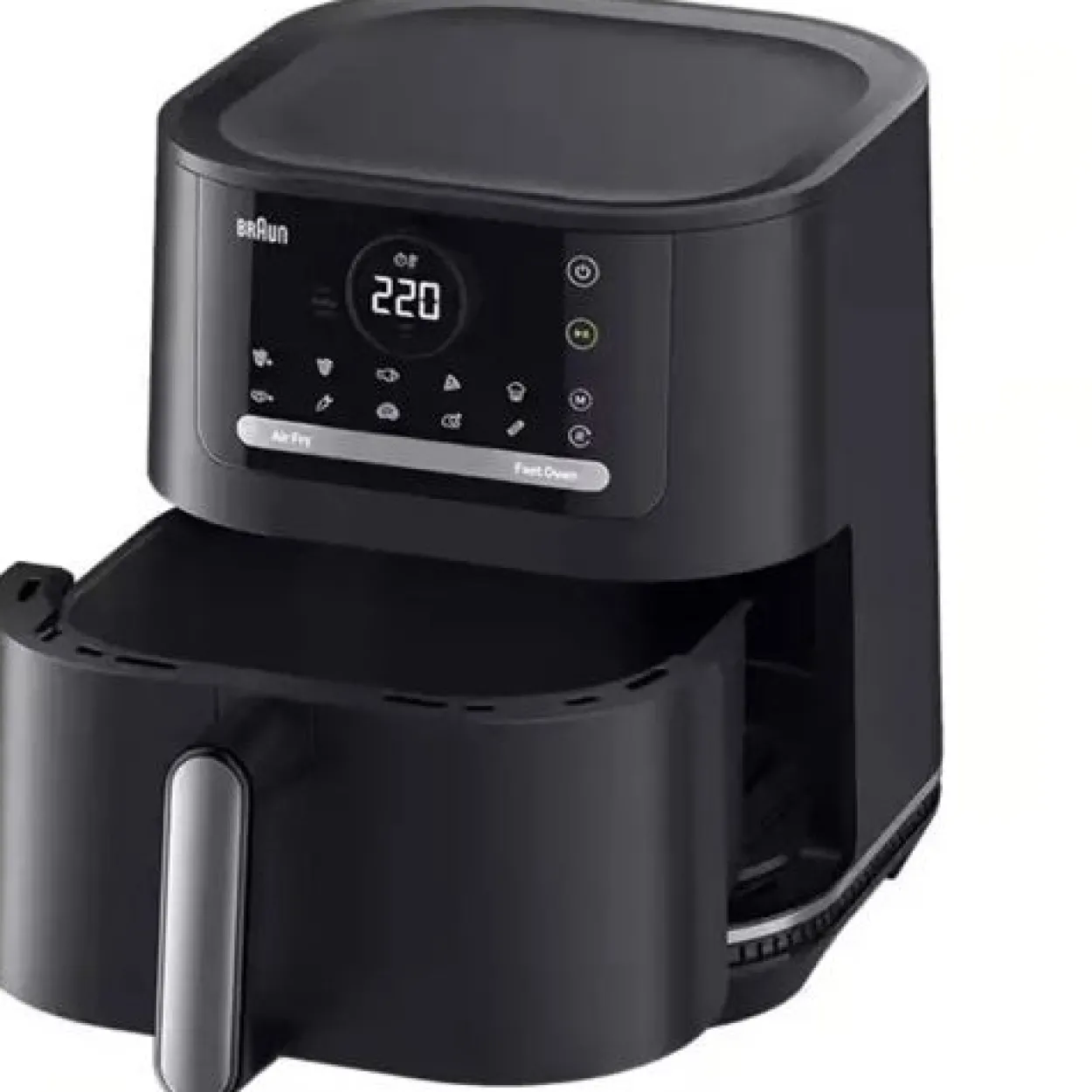 Braun 2-in-1 Heißluftfritteuse MultiFry 5, HF 5054I (schwarz, 2.000 Watt, Korb 6,0 Liter)