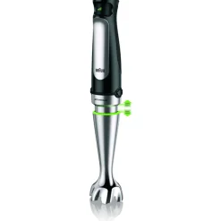 Braun MQ7045X Stabmixer, schwarz/edelstahl