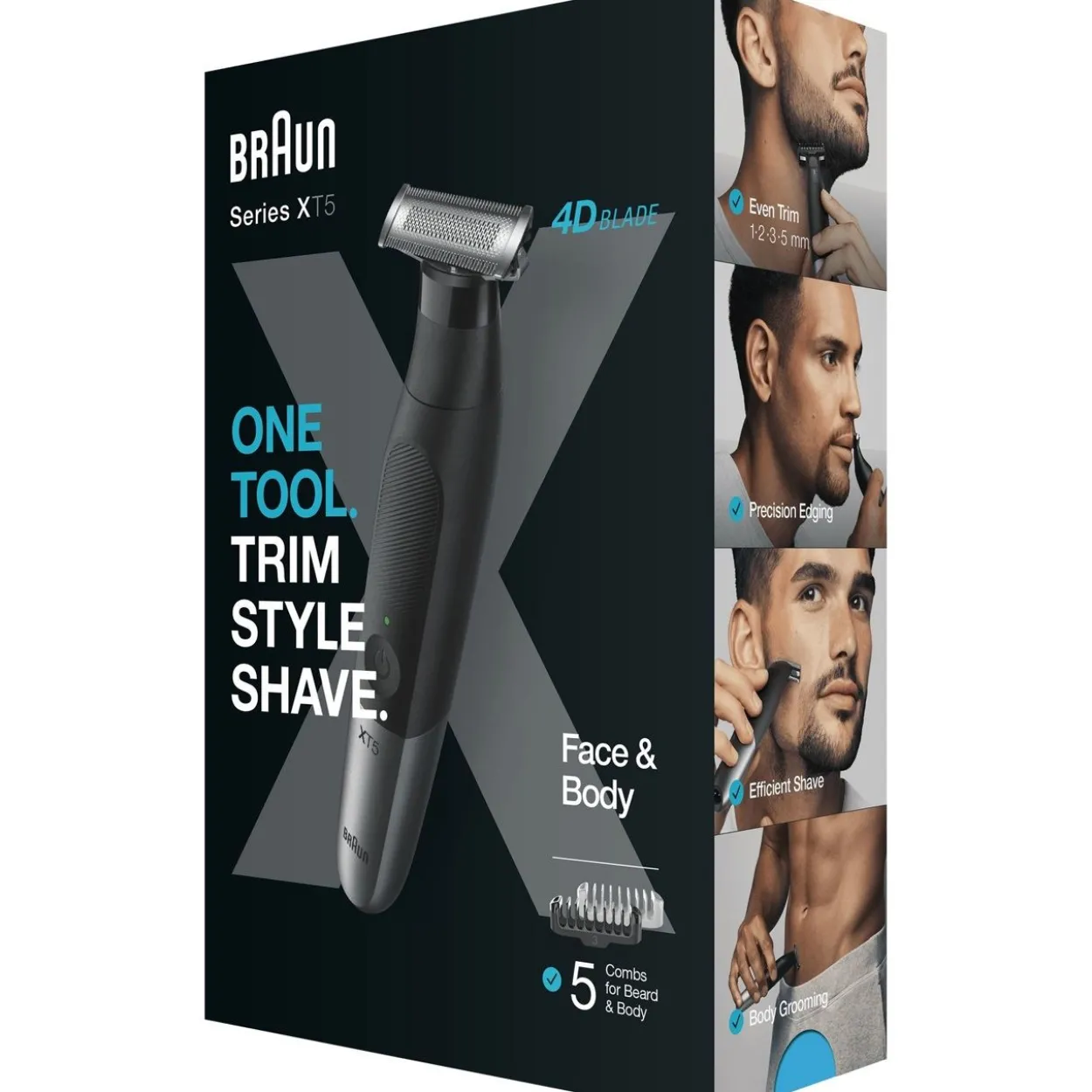 Braun Series X XT5100 Face + Body (schwarz/silber)