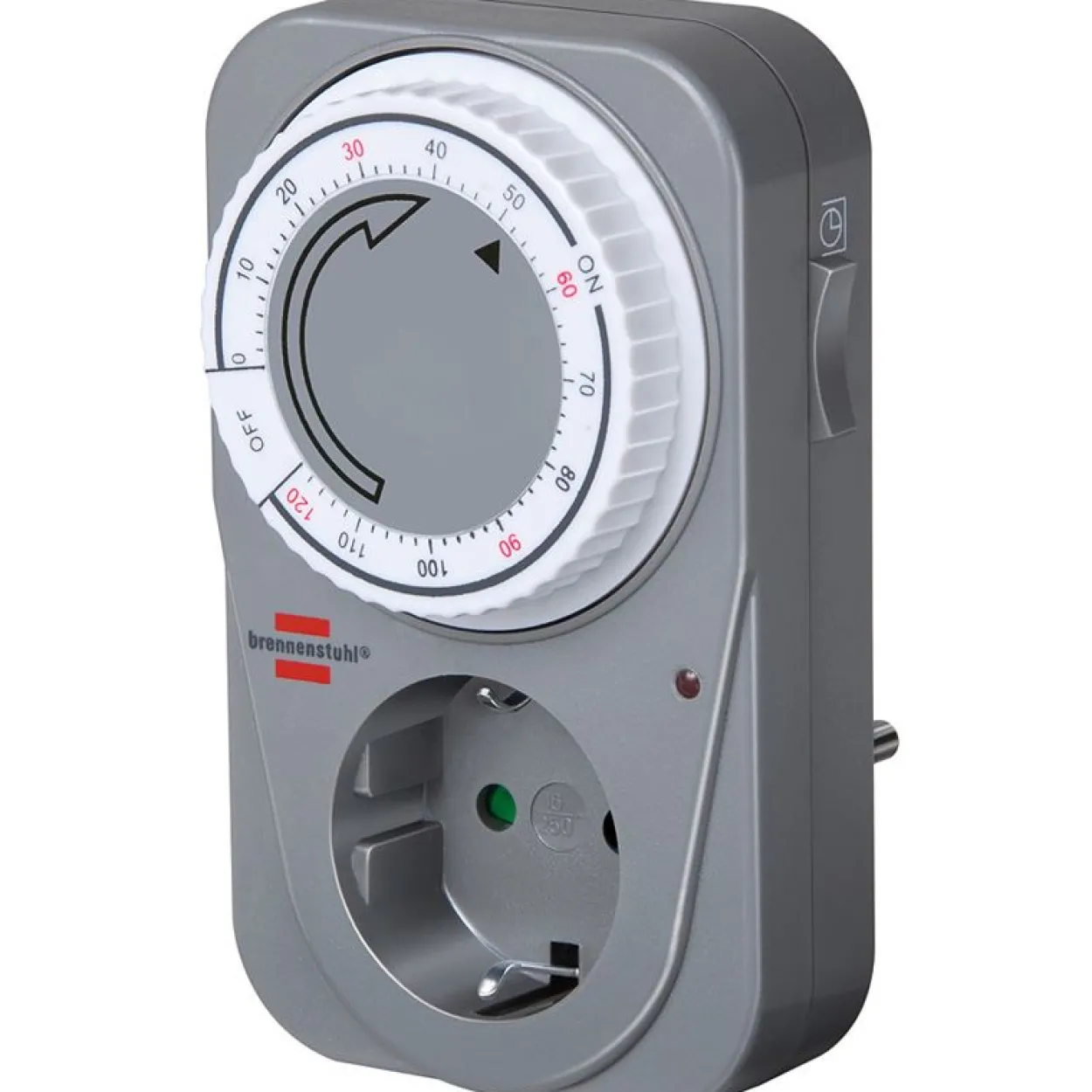 Brennenstuhl Mechanischer Countdown Timer MC 120 grau