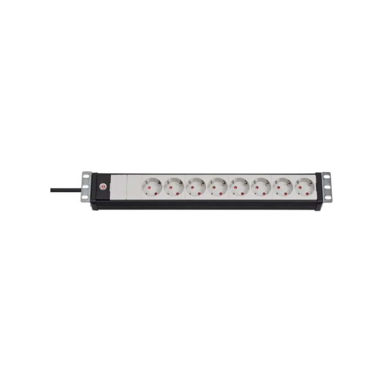 Brennenstuhl Premium-Line 19"-Steckdosenleiste 8-fach schwarz/grau