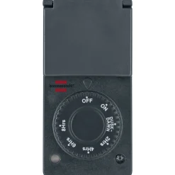Brennenstuhl Timer mit Dämmerungssensor mechanisch IP44 anthrazit