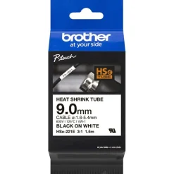 Brother HSe-221E - Schrumpfschlauch-Band - 1 Kassette(n) - Roll (0,9 cm x 1,5 m)
