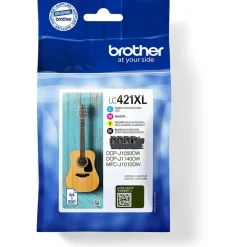Brother LC421XL - 4er-Pack - XL - Schwarz, Gelb, Cyan, Magenta - original - Tintenpatrone
