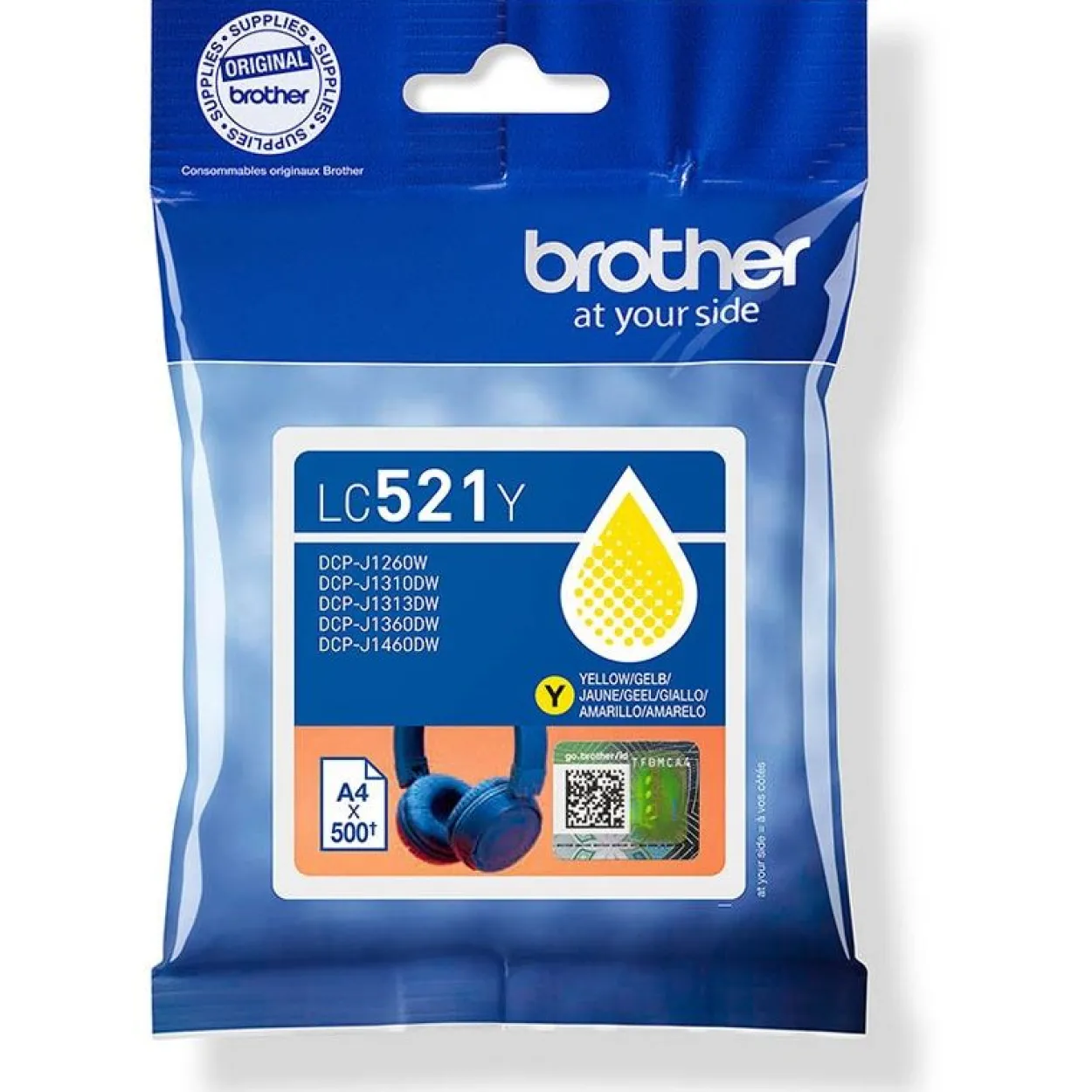 Brother Patrone LC-521Y Gelb