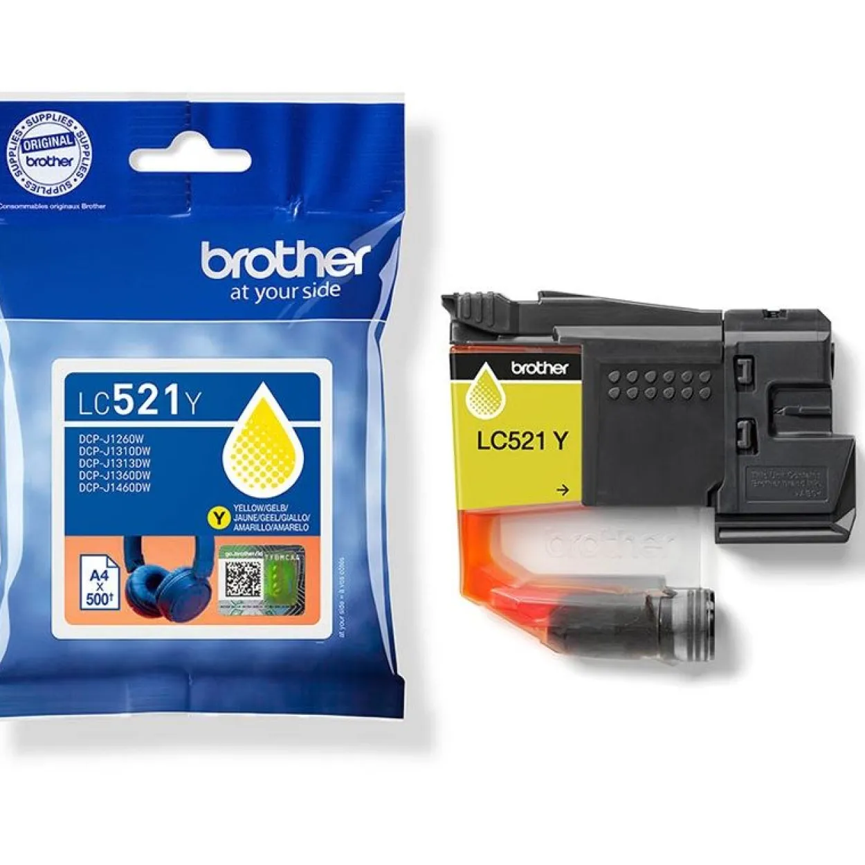 Brother Patrone LC-521Y Gelb