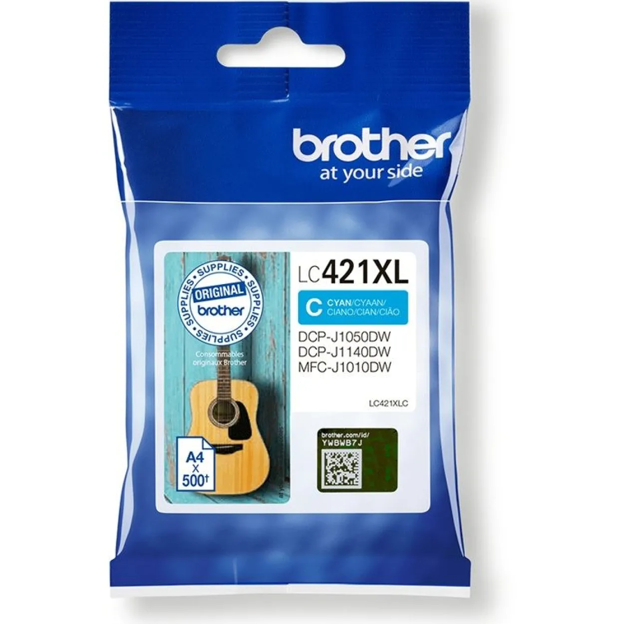 Brother Tinte cyan XL DCP-J1050/ 1140/MFC-J1010DW ca. 500 S.