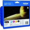 Brother Tinte LC1100 Value Pack LC-1100VALBP schwarz, cyan, magenta, gelb