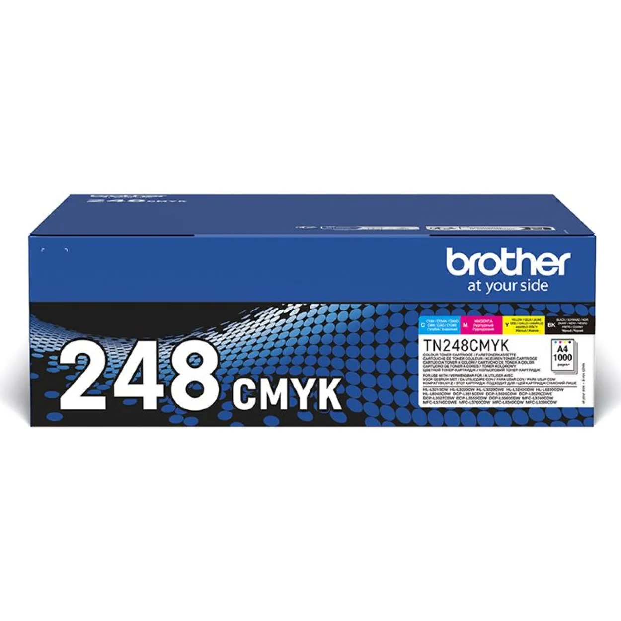 Brother Tonerset C/M/Y/BK f.HL-L3215 DCP-L3515/MFC-L3740 je ca. 1.000 S.